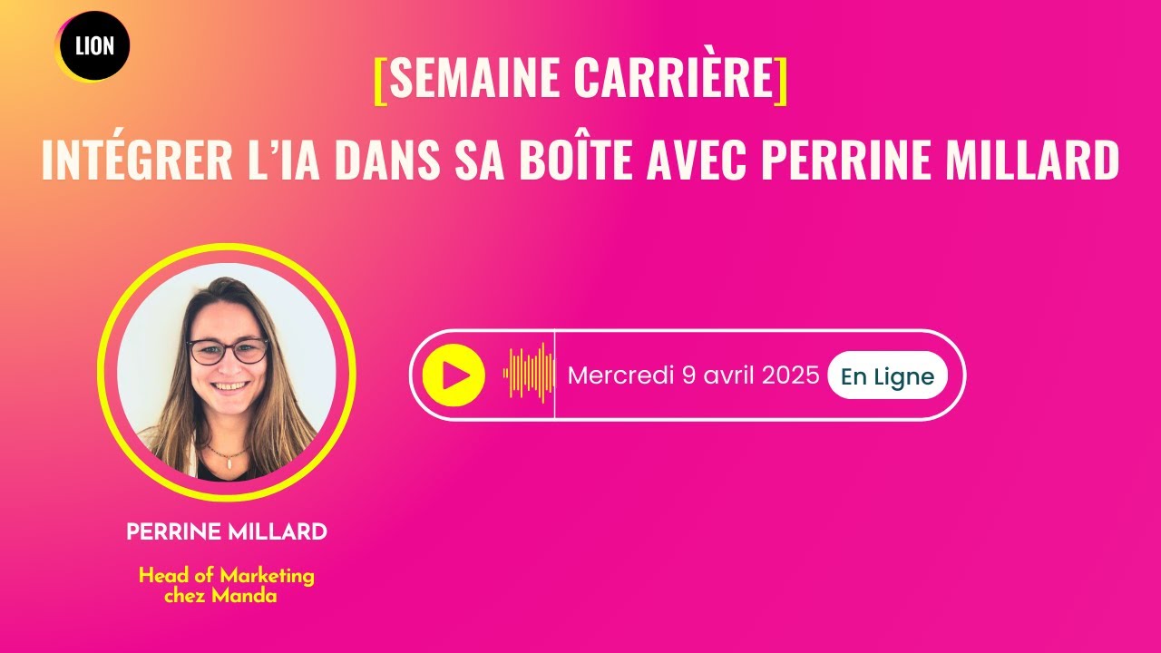 Intégrer l’IA dans sa boîte avec Perrine Millard