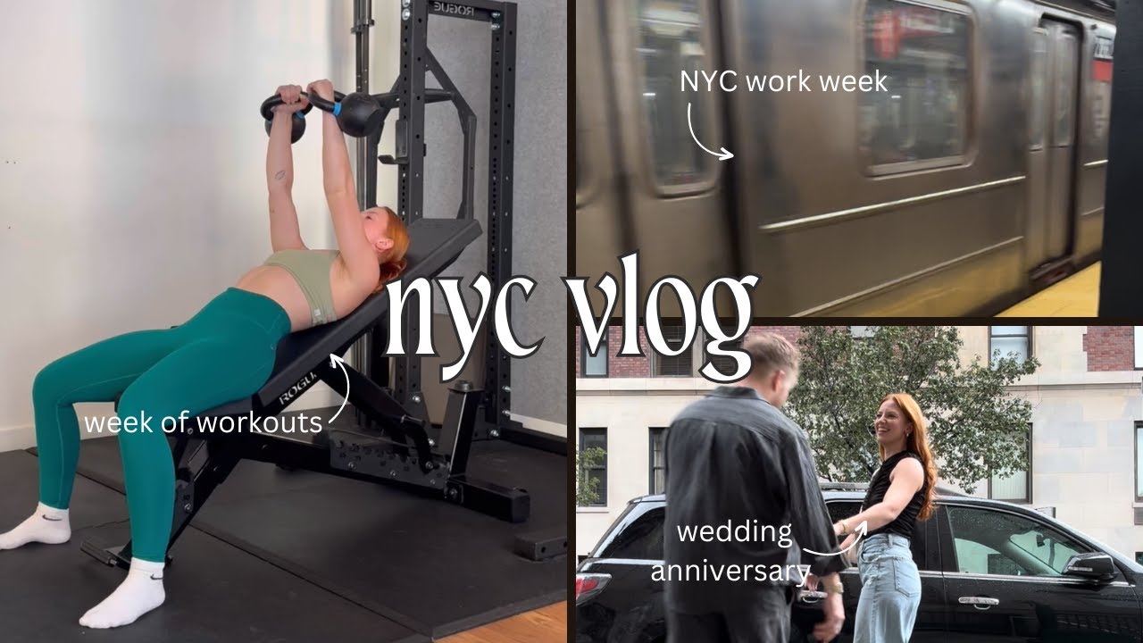 NYC VLOG | Owning a Fitness Studio + Zara Haul + Our Wedding Anniversary