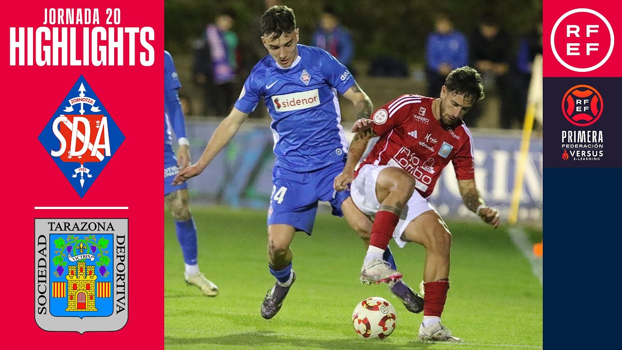 Resumen #PrimeraFederaci&oacute;n | SD Amorebieta 2-2 SD Tarazona | Jornada 20 | Temporada 2024/25