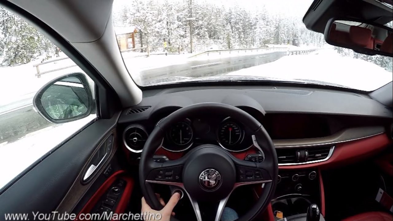 YOU Drive the Alfa Romeo Stelvio Fast! - POV Test Drive & Soundcheck