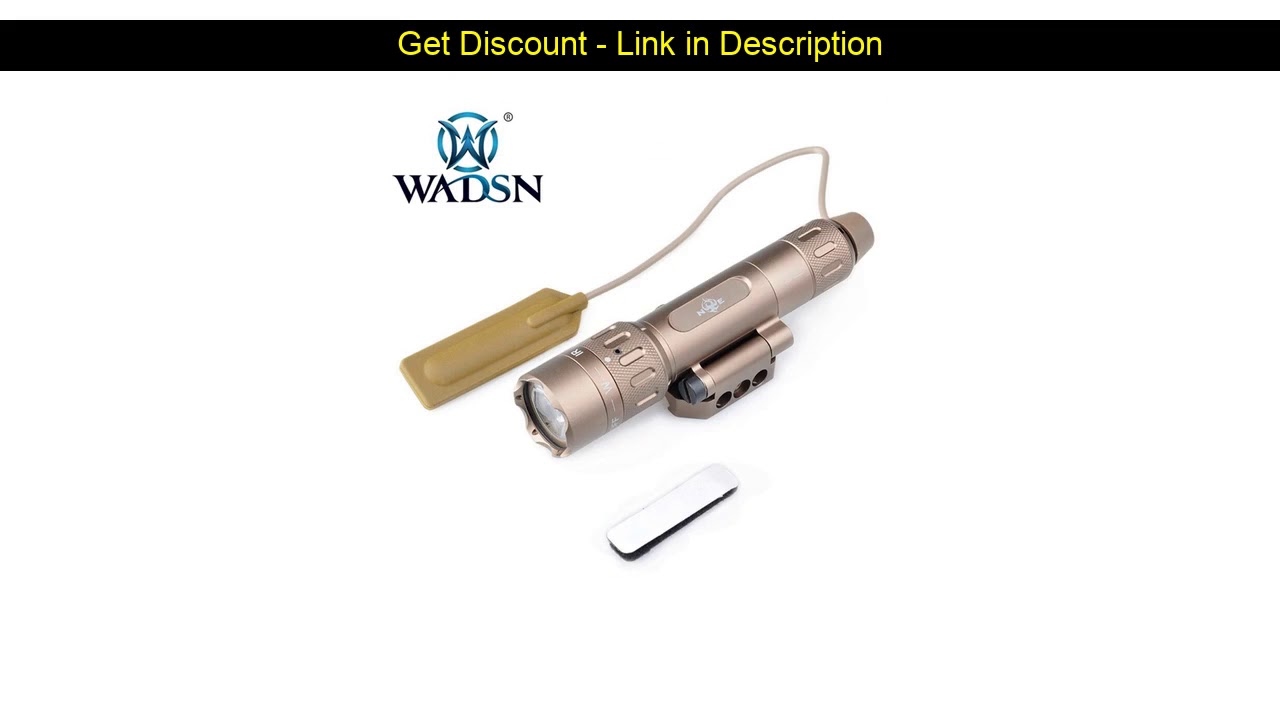 Good item  Aluminum Tactical Flashlight WMX200 Rotational Fold Mount Version Non-visible IR light S