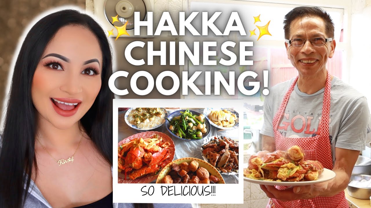 MY DAD COOKING HAKKA CHINESE FOOD! Hakka Family Vlog EP.3 | Kirsty Lo