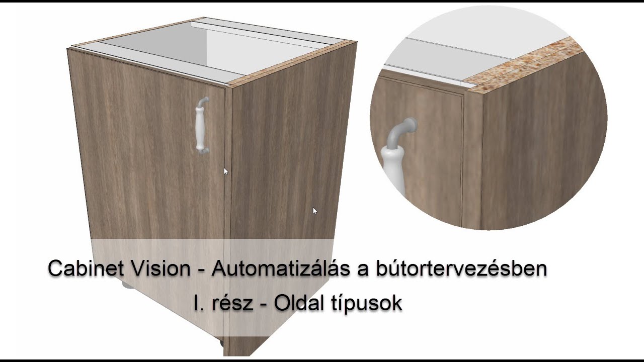 Cabinet Vision – Automatizálás a bútortervezésben I. rész – Oldal típusok