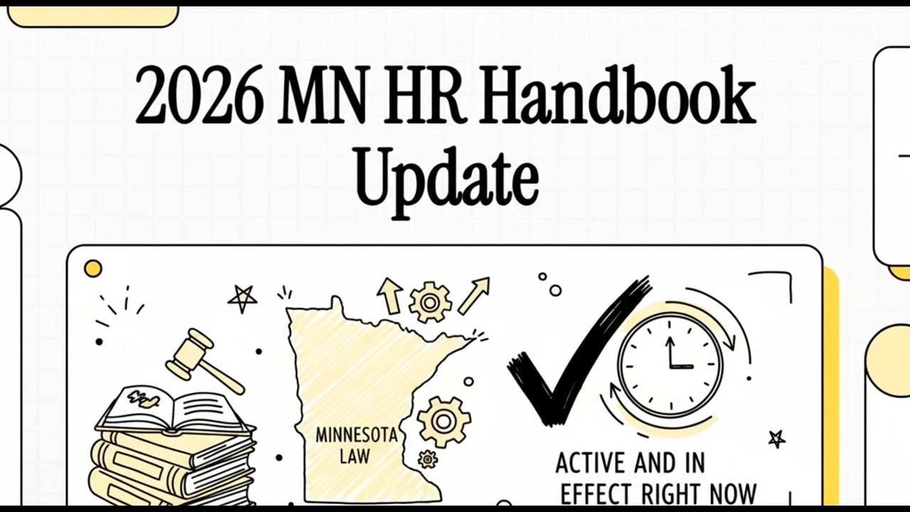 2026 Minnesota Employee Handbook Updates: Essential Guide for HR & Business Owners