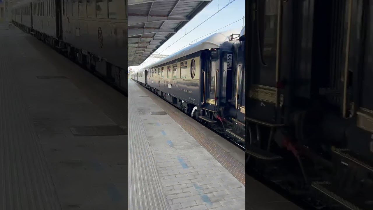 Venice Simplon Orient Express in partenza da Venezia Mestre video by @Il_ramazz