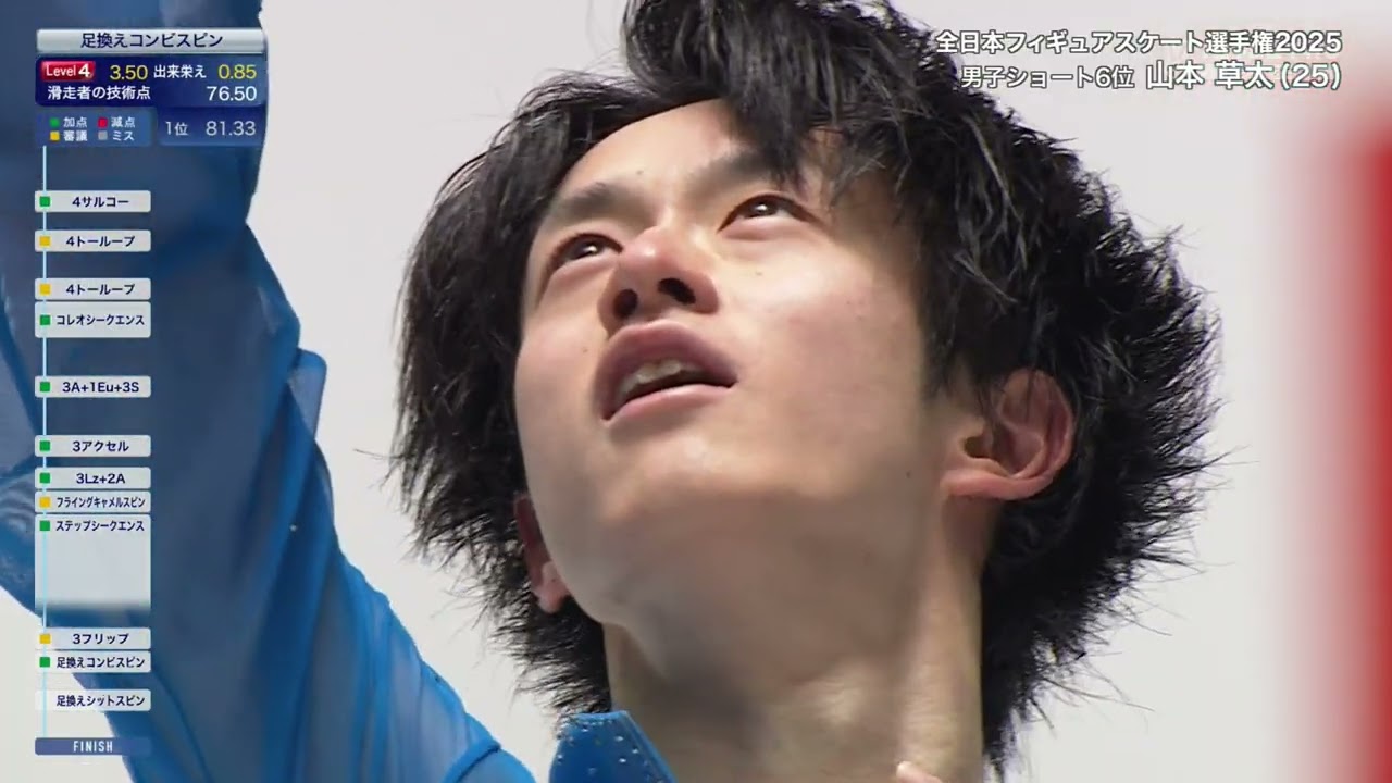 Sota YAMAMOTO 山本草太   2025 Japan National FS