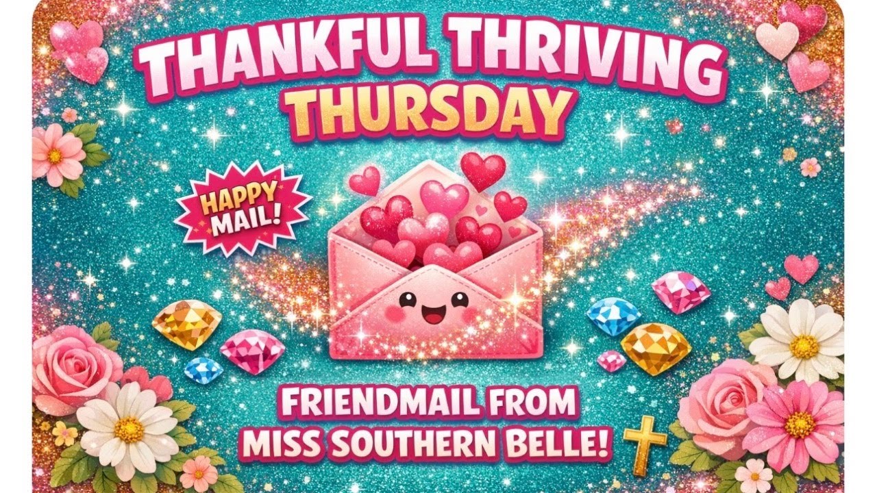 Thankful Thriving Thursday 💌 Opening friendmail from MSB  | Diamond Painting & Craft Chat!
