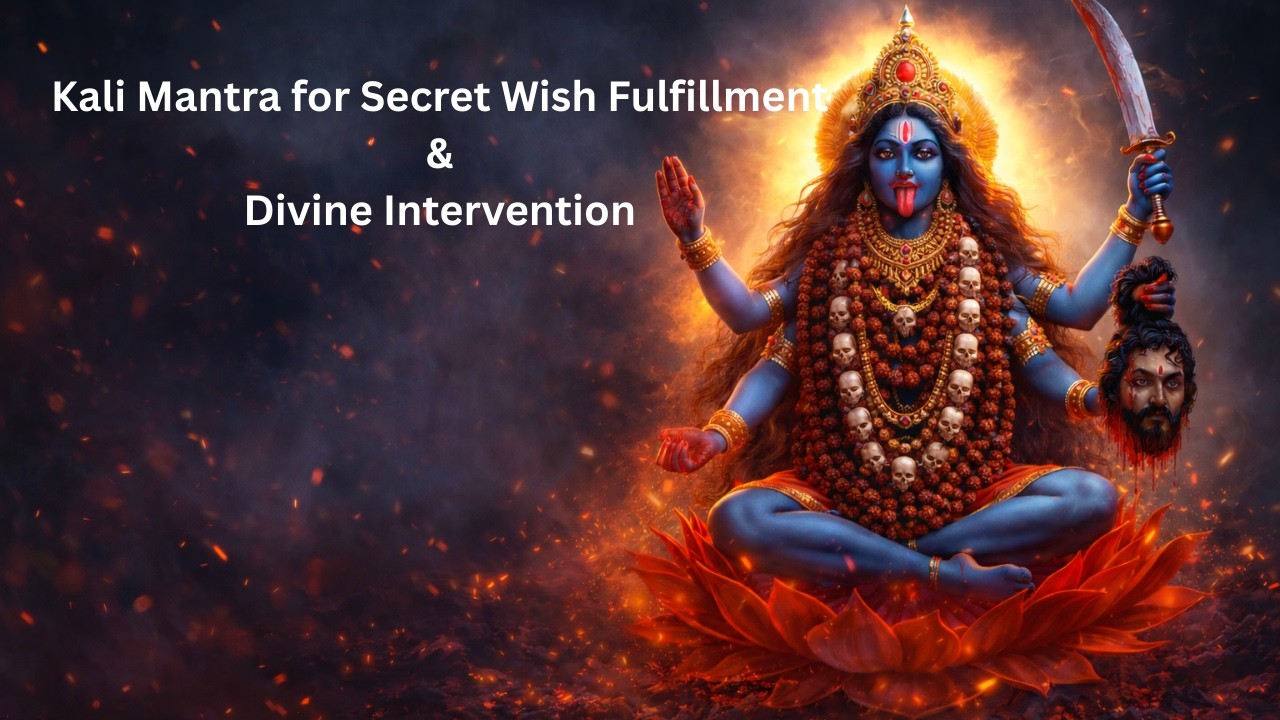 Every Obstacle Gone | Kali Mantra for Secret Wish Fulfillment & Divine Intervention