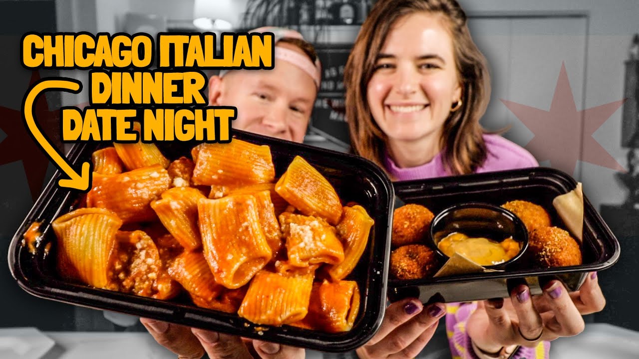 Chicago Date Night But At Home: Alla Vita Italian Food | Rigatoni Alla Vodka 🍝🤤