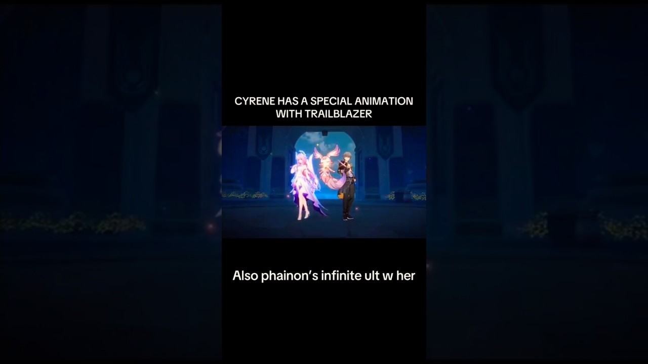 Cyrene Special Animation Trailblazer i Infinite Ult Phainon #hsr #honkaistarrail #cyrene