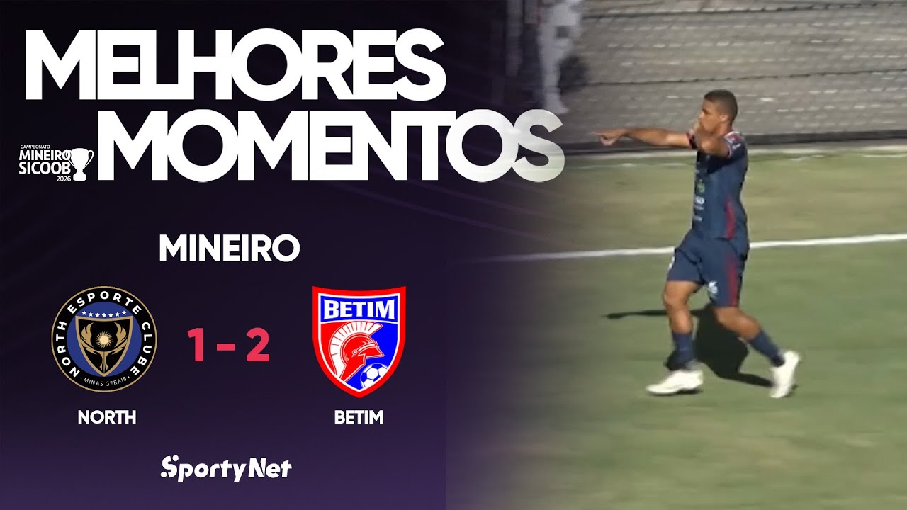 Com direito a gola&ccedil;o, Betim bate North! Melhores Momentos -North 1 x 2 Betim