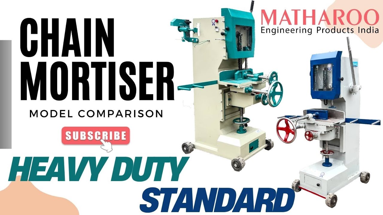 Chain Mortiser Machine for Woodworking |  Fast, Precise & Easy to Use | Matharoo Engg. |  Ludhiana