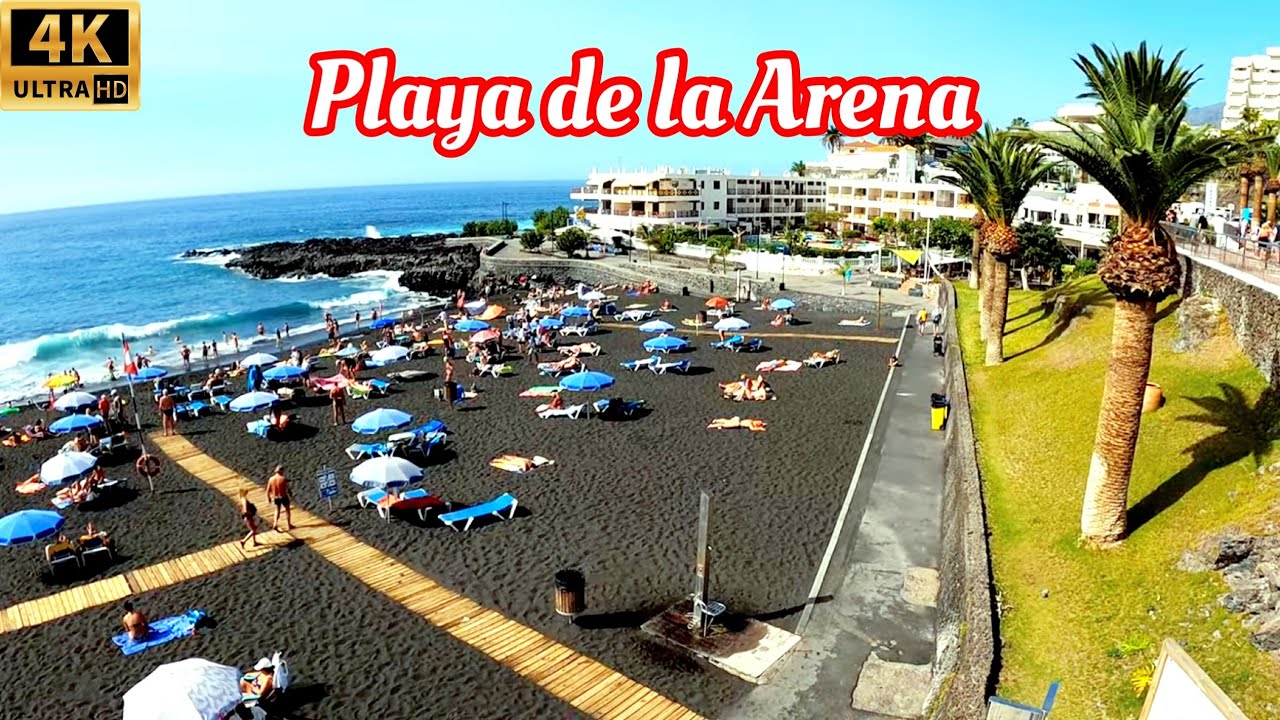 TENERIFE Walk to the beach of La Arena Santiago del Teide
