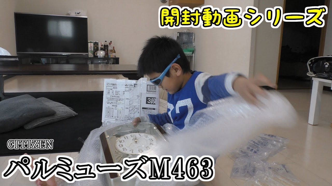 パルミューズM463　開封動画シリーズ　いい選曲♪