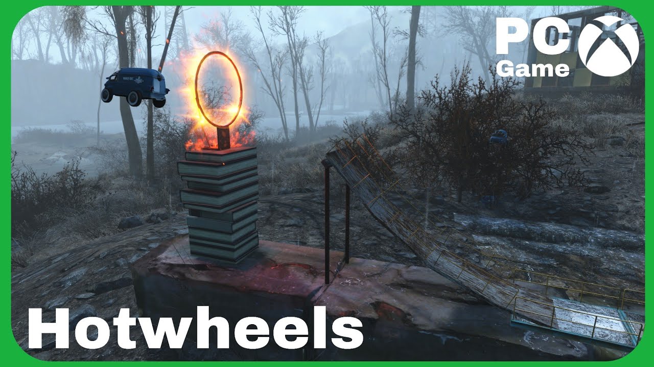 Hotwheels в Fallout 4 | Обзор игрушечных машинок Go Go Atomic