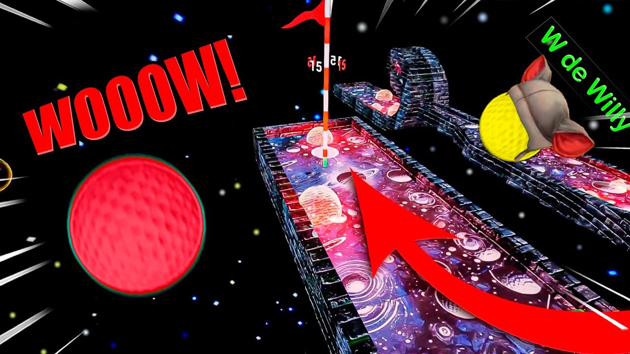 GOLF IT! ASTRONAUTAS EN MAPA LOQUÍSIMO DEL ESPACIO!