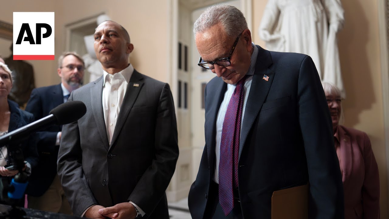 Chuck Schumer and Hakeem Jeffries call for unity after Charlie Kirk's death