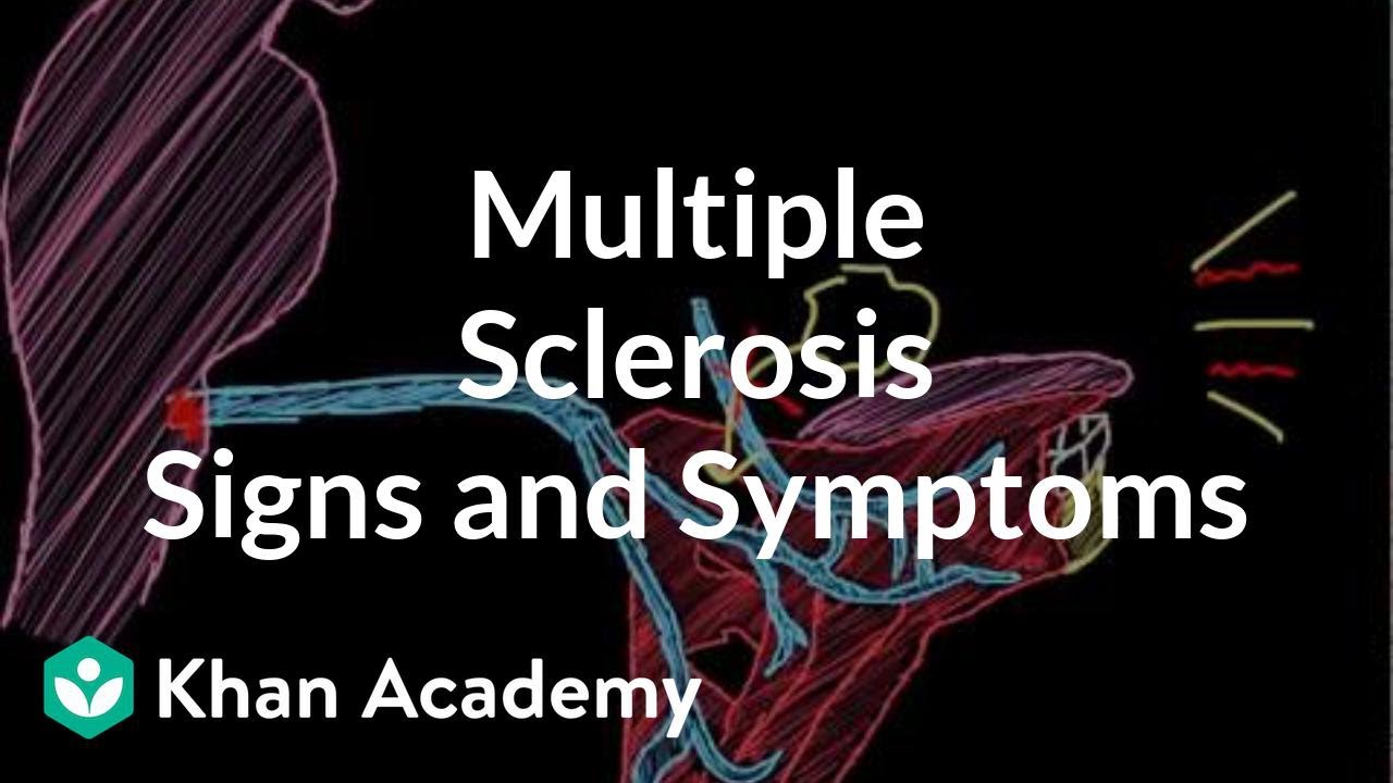Multiple sclerosis signs and symptoms | Nervous system diseases | NCLEX-RN | Khan Academy