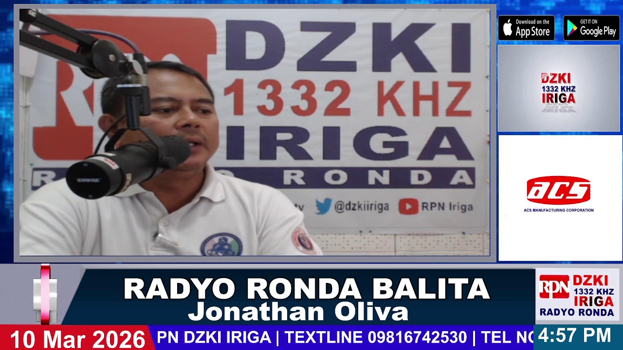 RPN RADYO RONDA BALITA(Hapon) | MAR 10,2026