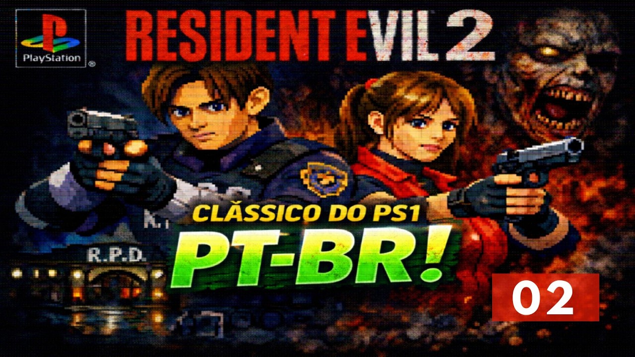 RESIDENT EVIL PS1 DUBLADO PT-BR 🧟‍♂️ | Terror RAIZ AO VIVO #02