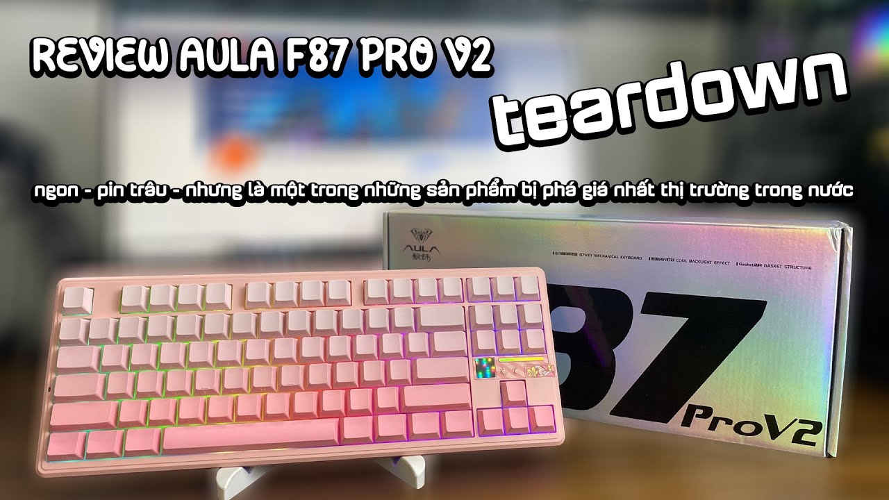 Обзор AULA F87 PRO V2: Отличная механическая клавиатура, но самая недооцененная на рынке.