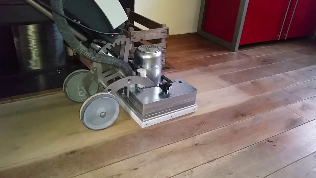 Sanding A Wooden Floor - Excentr 55-35 | Excentr B.V.