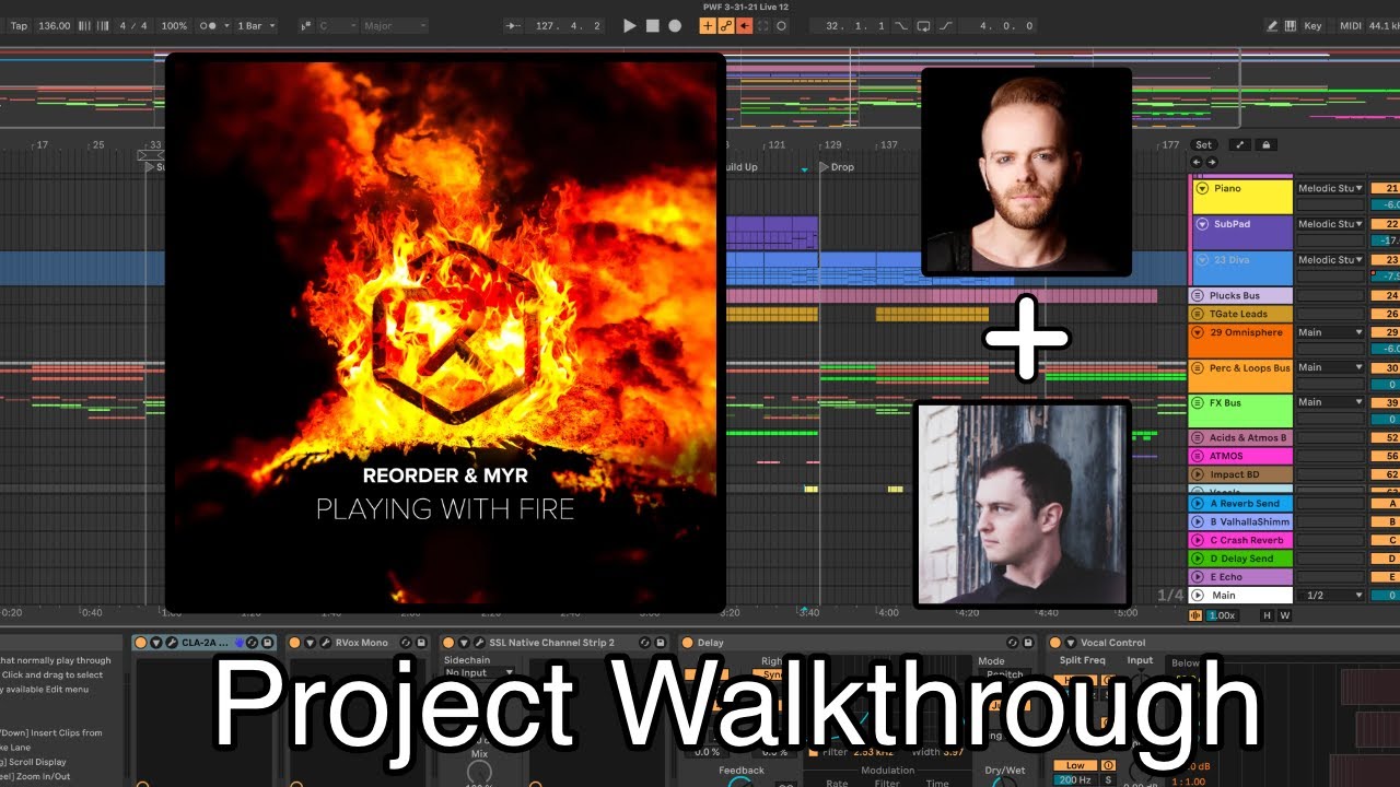 Walkthrough of my latest track with ReOrder - Playing With Fire