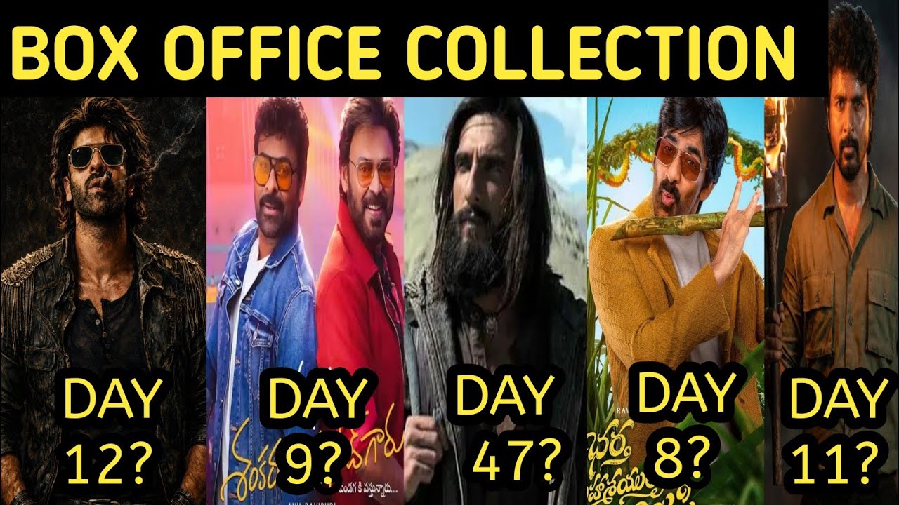 Dhurandhar Day 47 Collection, The Raja Saab, Mana Shankara Vara Prasad Garu Box Office Collection