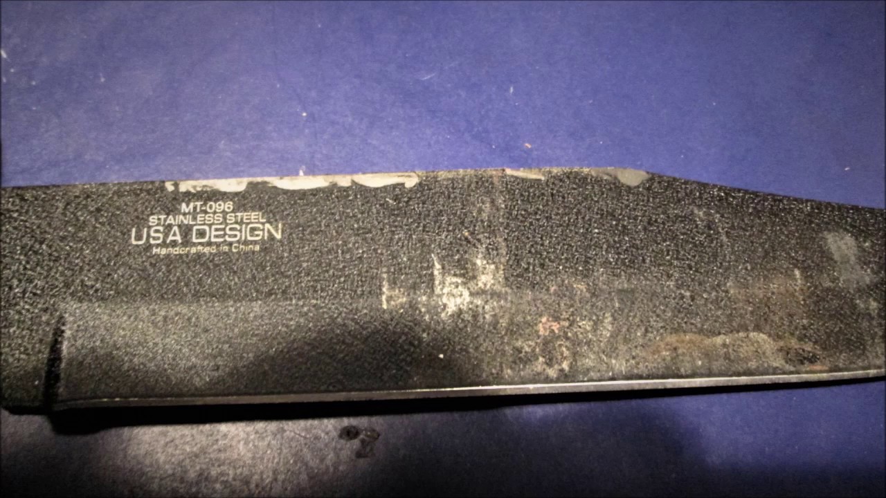 Chopping & Batoning with the MTech  MT-096 Knife