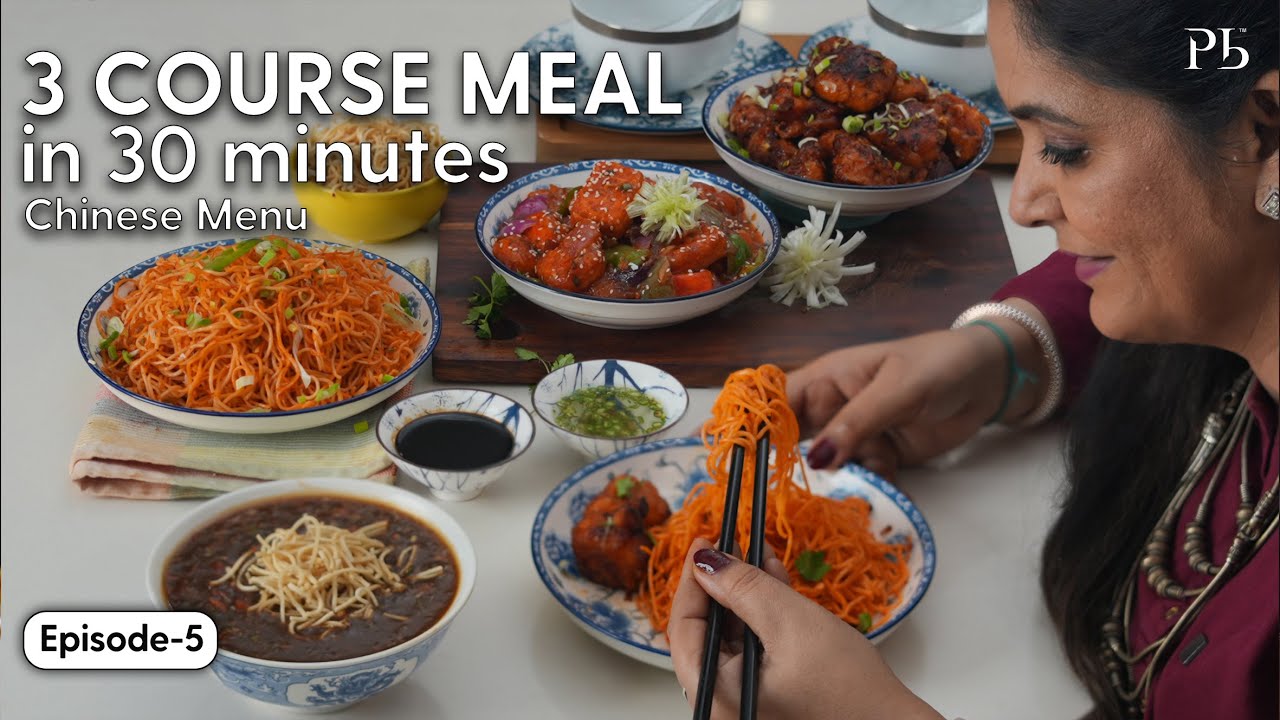 3 Course Meal with Pankaj in 30 minutes I Anniversary Dinner I Chinese Menu I Pankaj Bhadouria