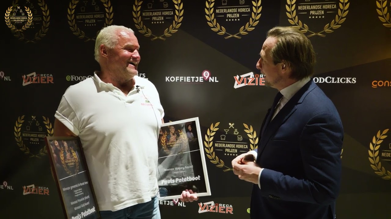 Winnaar categorie Cafetaria bij de Nederlandse Horeca Prijzen (Vakjury Award)
