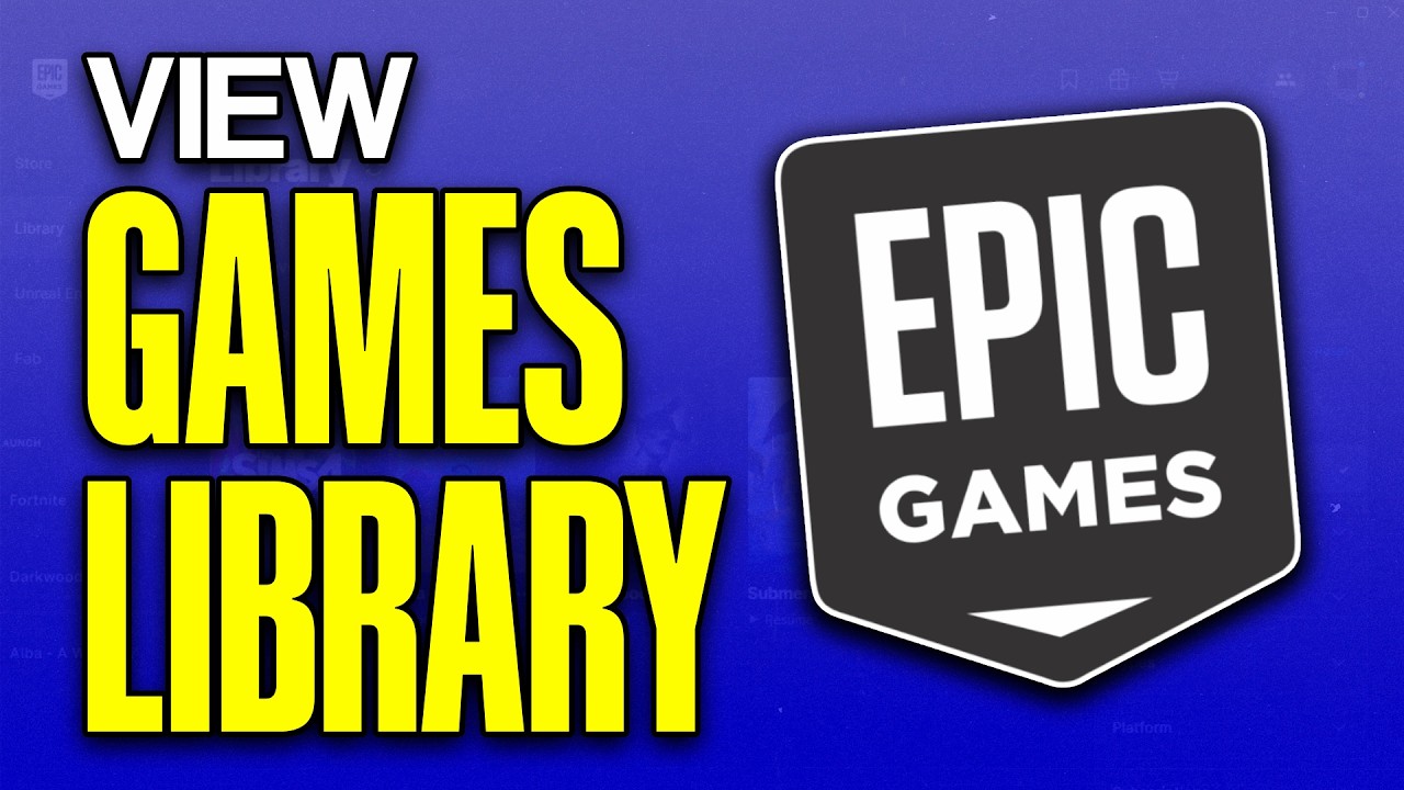 Как просмотреть библиотеку игр на сайте Epic Games &mdash; 2025