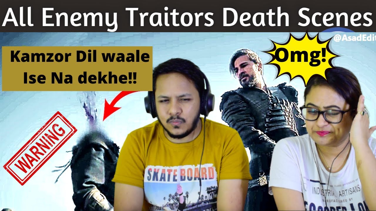 #REACTION on Death Scenes Of All Enemies And Traitors In Ertugrul Ghazi | Dirilis Ertugrul