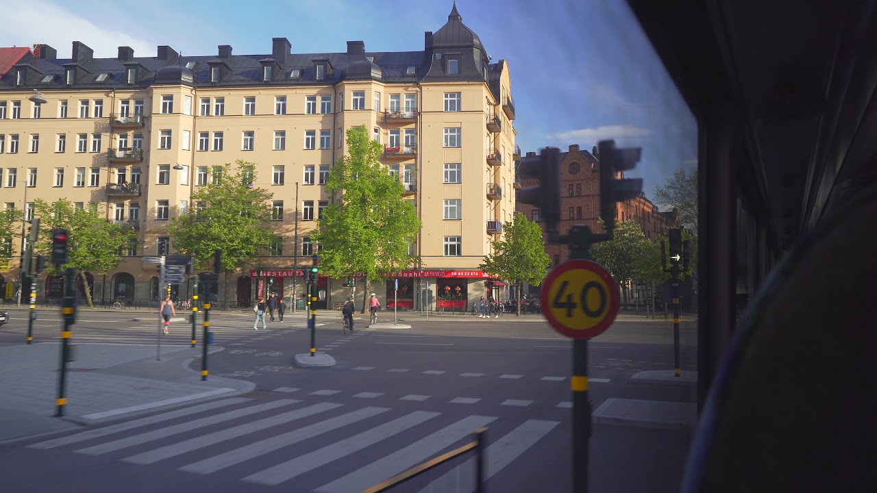 Sweden, Stockholm, FREE bus ride from Stockholm City to IKEA