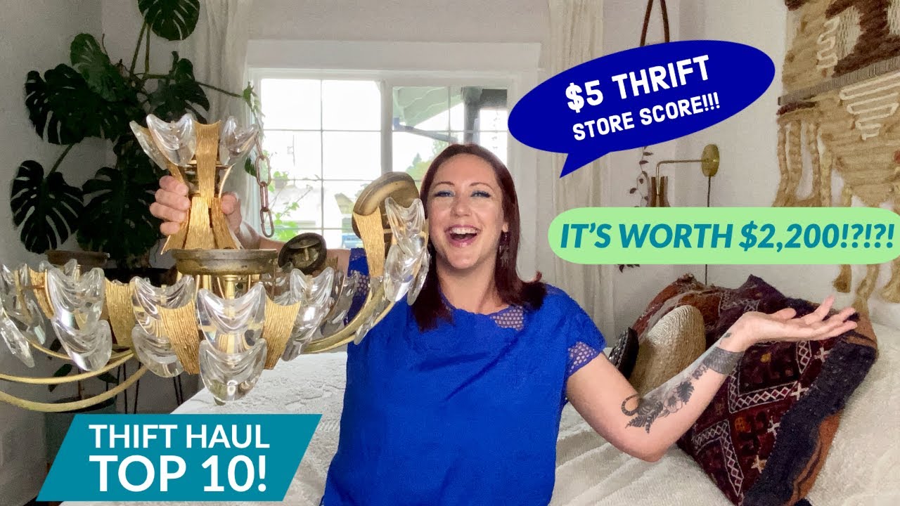 THRIFT HAUL! My TOP 10 Thrifted Finds! Bohemian Modern Thrifted Design | Best Goodwill Finds of 2020