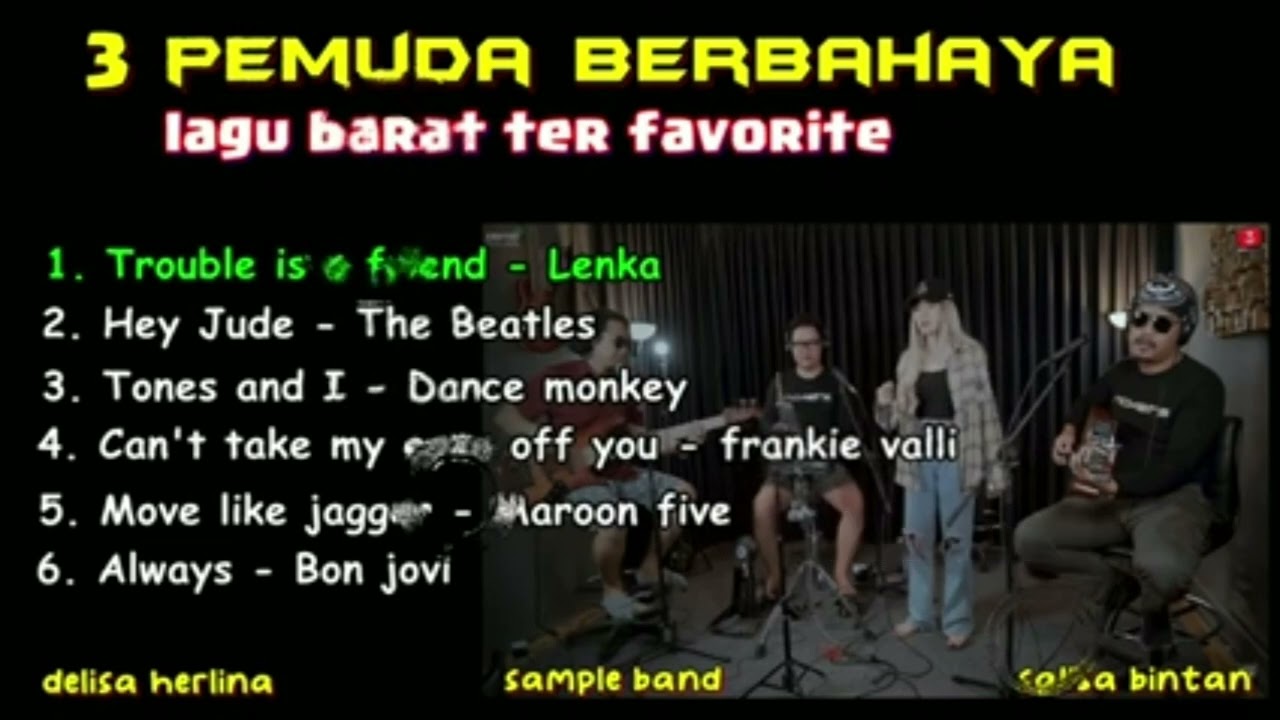 Terbaru Salsa bintan ft 3 pemuda berbahaya Cover lagu barat