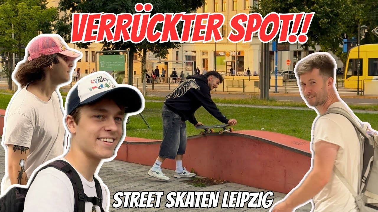 DER VERRÜCKTESTE SPOT IN DEUTSCHLAND?! - Streetskaten in Lepzig