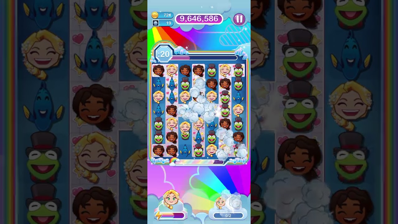 Disney Emoji Blitz Golden Beryl Rapunzel Multi Map Photo Hunt Event 💎💛🌼