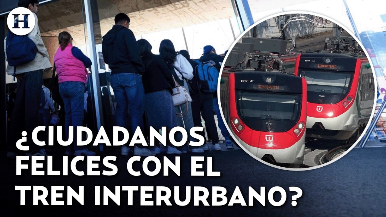 ¡Tiempo, estabilidad y comodidad! Capitalinos y mexiquenses destacan eficiencia del Tren Interurbano