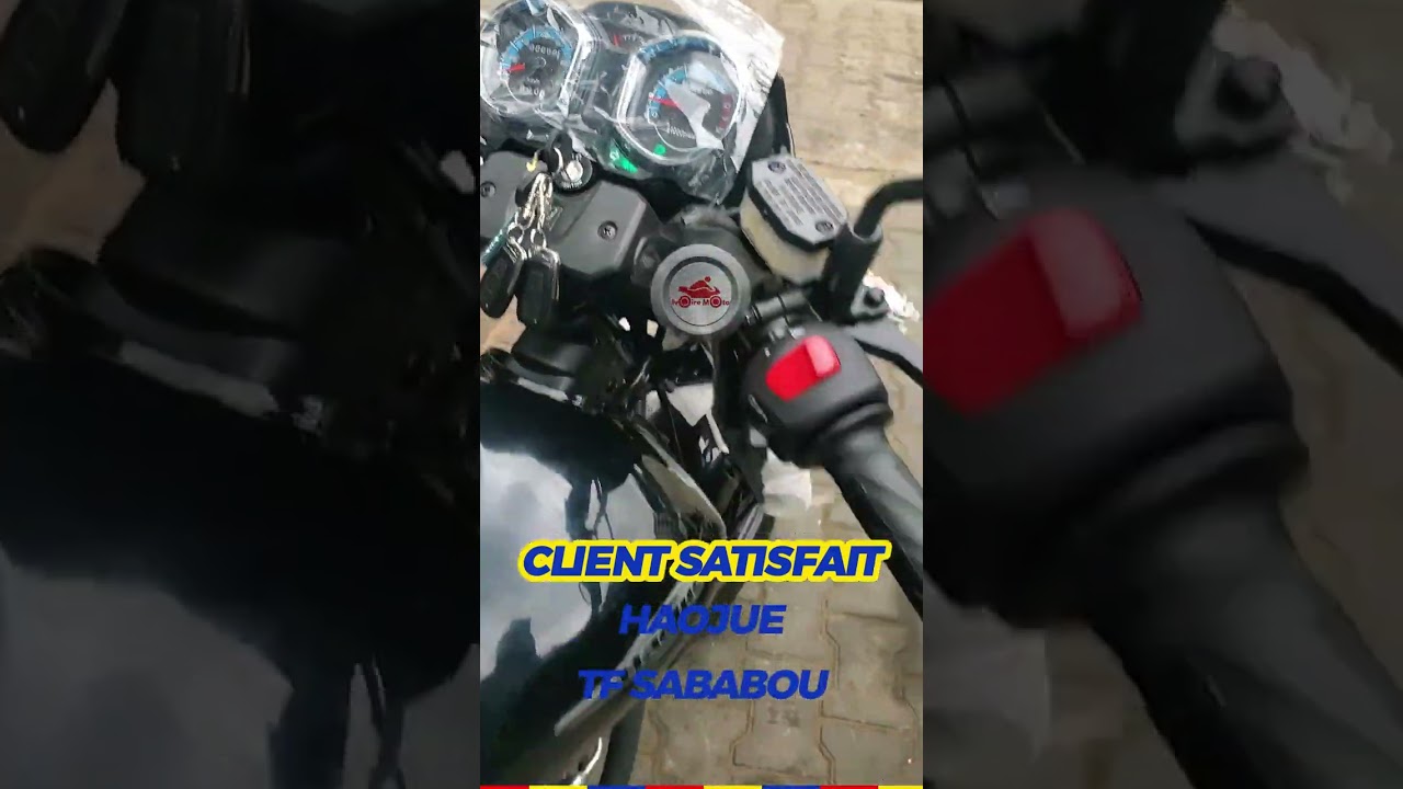 Un client satisfait de sa TF Haojue Sababou chez Ivoire Moto !