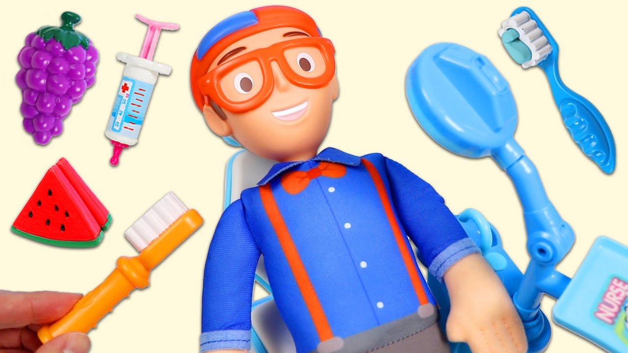 The Dentist Says Blippi Needs To Eat Healthier For Better Teeth!