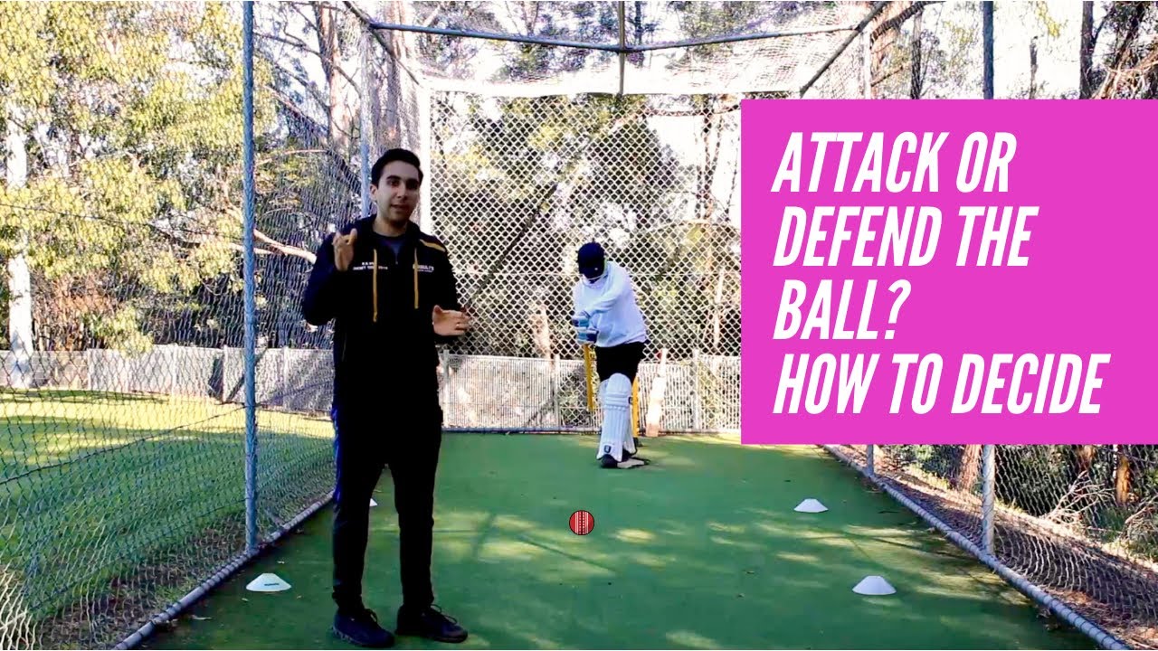 Cricket Batting Tip - Attack or Defend the Ball? (For Beginners)