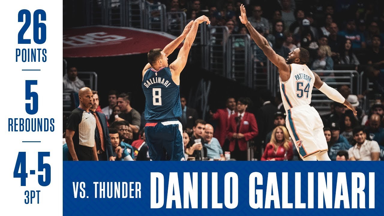 Danilo Gallinari Highlights vs. Thunder | 10/19
