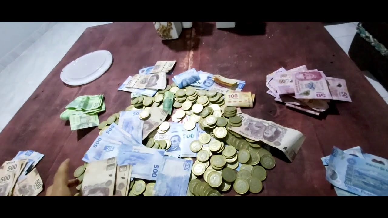 Abriendo mi alcancía de ahorros, billetes de 500 pesos, consejos para que tu también puedas lograrlo
