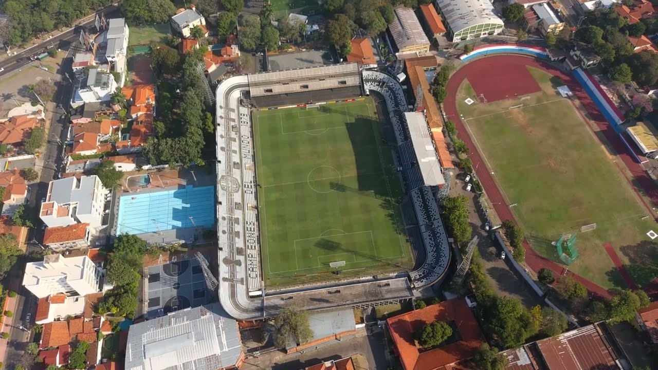Arriba Paraguay: Estadio Manuel Ferreira, El Bosque de Para Uno (Club Olimpia) — Dron / Drone #4K