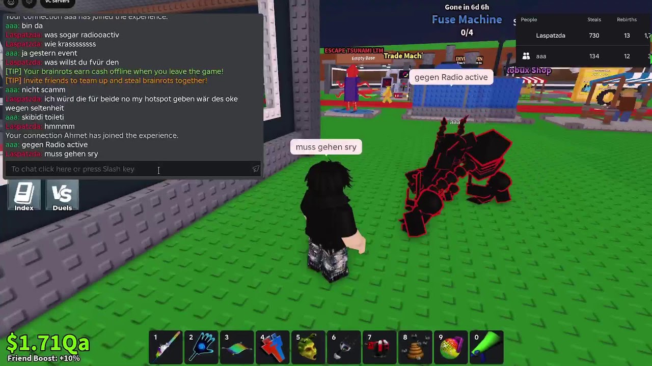 klauen öffentliche server alle rein kommen