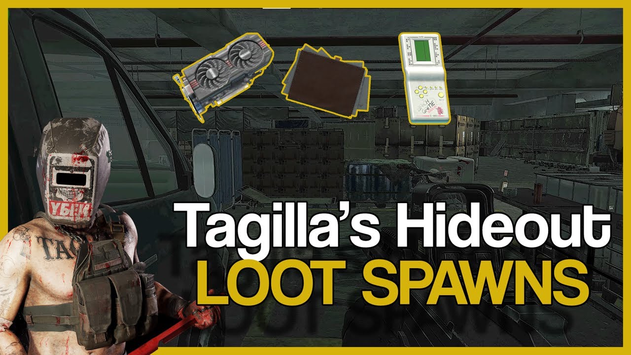 Loot Spawns in Tagilla's Hideout on Interchange - Escape From Tarkov