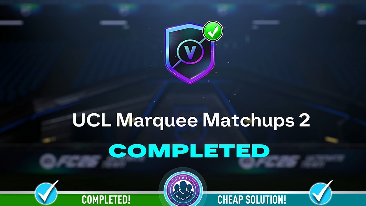 FC 26 UCL Marquee Matchups 2 - Real Madrid v SL Benfica & Bergamo Calcio v Dortmund SBC Solution