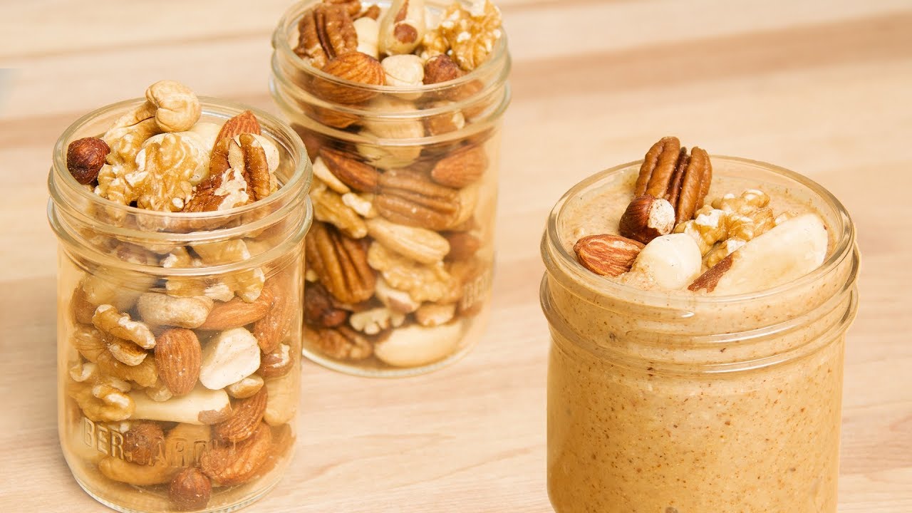 How To Make HOMEMADE Mixed Nut Butter!!!