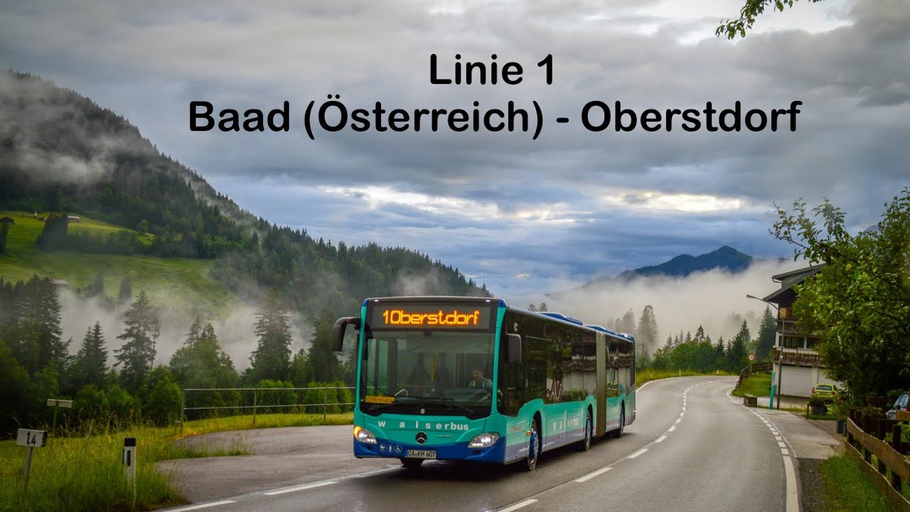 Speed-Mitfahrt Linie 1: Baad - Oberstdorf - WALSERBUS im Kleinwalsertal